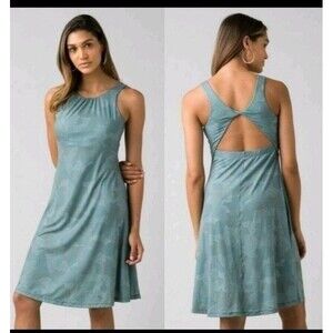 Prana Teal Sleeveless Dress
